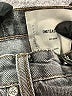 ONETEASPOON 100% Cotton Gray Denim Skirt Size 27 waist - photo 4