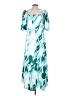 Unbranded 100% Polyester Teal Cocktail Dress Size 5 - photo 2
