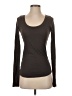 Comptoir des Cotonniers 100% Cotton Brown Long Sleeve T-Shirt Size XS (0) - photo 1