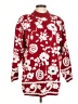 Assorted Brands Red Pullover Sweater One size - photo 1
