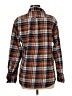 Eddie Bauer Plaid Brown Long Sleeve Button-Down Shirt Size M - photo 2