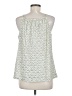Rdalamal Ivory Gold Sleeveless Blouse Size 8 - photo 2