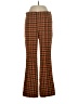 Unbranded Plaid Orange Casual Pants Size XS - photo 1