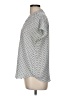 Jones & Co 100% Polyester Polka Dots Gray Short Sleeve Blouse Size M - photo 5