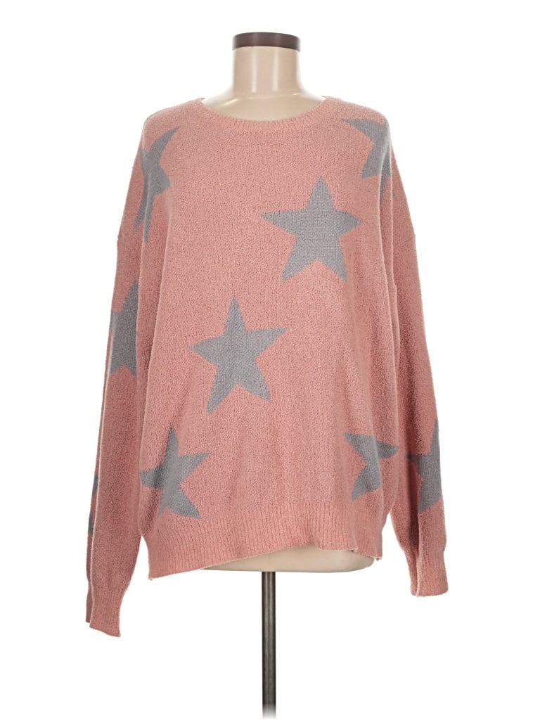 Pre-owned Andree By Unit Pullover Sweater In Pink