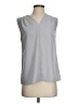 Unbranded 100% Polyester Gray Sleeveless Blouse Size S - photo 1