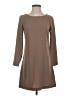 American Apparel Solid Brown Casual Dress Size S - photo 1