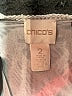 Chico's Silver 3/4 Sleeve Top Size Lg (2) - photo 7