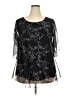 SeSe Code Black 3/4 Sleeve Blouse Size 2X - photo 1