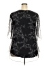 SeSe Code Black 3/4 Sleeve Blouse Size 2X - photo 2