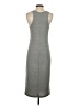 Gap Solid Gray Casual Dress Size S - photo 2