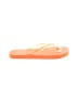Forever 21 Orange Flip Flops Size 9 1/2 - photo 1