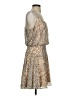 Ark & Co. 100% Polyester Paisley Tan Cocktail Dress Size S - photo 4