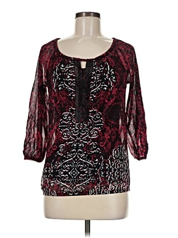 INC International Concepts Long Sleeve Top (view 1)