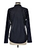 Assorted Brands Polka Dots Black Long Sleeve Blouse Size M - photo 2