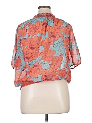 a.n.a. A New Approach Short Sleeve Blouse (view 2)