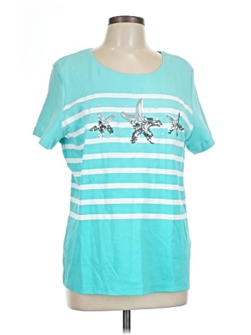 Karen Scott Short Sleeve Top (view 1)