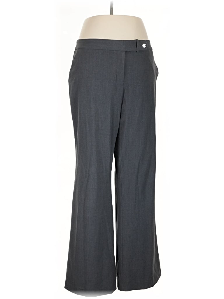 Pre-owned Calvin Klein Dress Pants In Gray