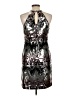 My Michelle Metallic Silver Cocktail Dress Size 13 - photo 2