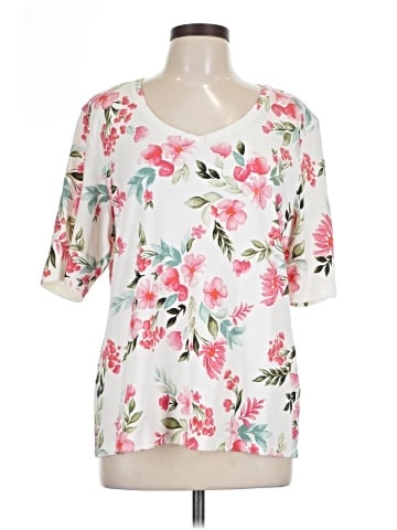 Karen Scott 3/4 Sleeve T-Shirt (view 1)