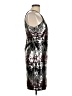 My Michelle Metallic Silver Cocktail Dress Size 13 - photo 4