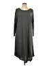 Unbranded 100% Polyester Solid Gray Casual Dress Size L - photo 1