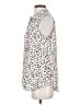 Apt. 9 Polka Dots White Sleeveless Button-Down Shirt Size S - photo 5