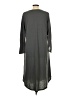 Unbranded 100% Polyester Solid Gray Casual Dress Size L - photo 2