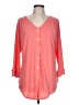 AGB Orange 3/4 Sleeve Blouse Size L - photo 1