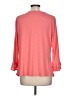 AGB Orange 3/4 Sleeve Blouse Size L - photo 2