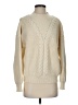 CAARA Solid Ivory Turtleneck Sweater Size S - photo 1
