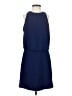 MNG Suit 100% Polyester Solid Blue Casual Dress Size 4 - photo 1