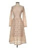 H&M 100% Polyamide Tan Cocktail Dress Size S - photo 1