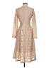 H&M 100% Polyamide Tan Cocktail Dress Size S - photo 2