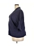 Collection 100% Cotton Blue 3/4 Sleeve Blouse Size XXXL - photo 5