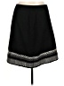 Boden Chevron-herringbone Black Casual Skirt Size 12 - photo 1