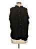 Madewell 100% Viscose Solid Black Central Drapey Shirt Size XS - photo 1