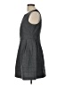 Tulle Solid Gray Casual Dress Size L - photo 5