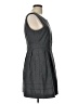 Tulle Solid Gray Casual Dress Size L - photo 4