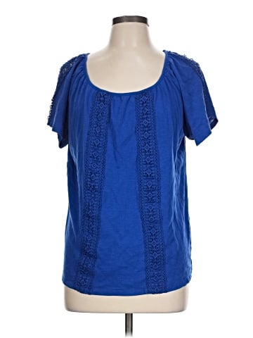 St. John's Bay Short Sleeve Blouse (view 1)