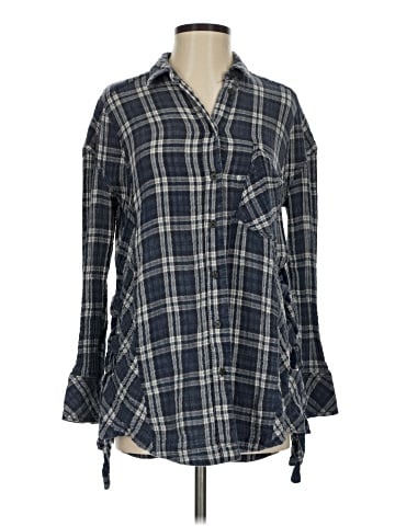 Free People Long Sleeve Button-Down Shirt (view 1)