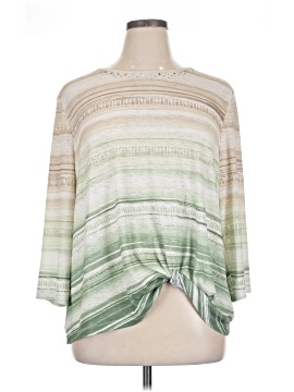 Alfred Dunner 3/4 Sleeve Top