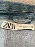 Zara 100% Cotton Blue Denim Jacket Size XS - photo 6