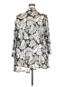 Catherines Tropical White Silver Kimono Size 5X - photo 2