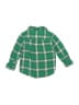 Cat & Jack Plaid Green Long Sleeve Button-Down Shirt 12-18 MO / 18 MO - photo 2