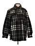 H&M 100% Polyester Plaid Black Coat Size S - photo 1