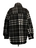 H&M 100% Polyester Plaid Black Coat Size S - photo 2