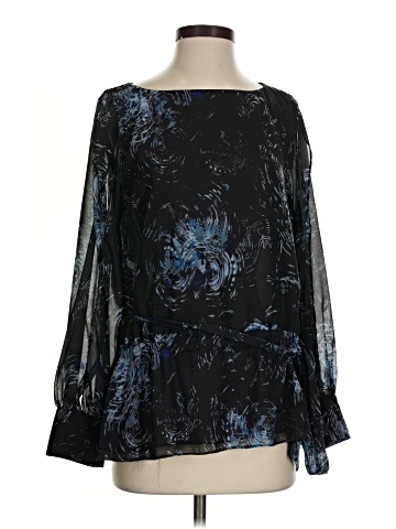 Waverly Grey Long Sleeve Blouse (view 1)