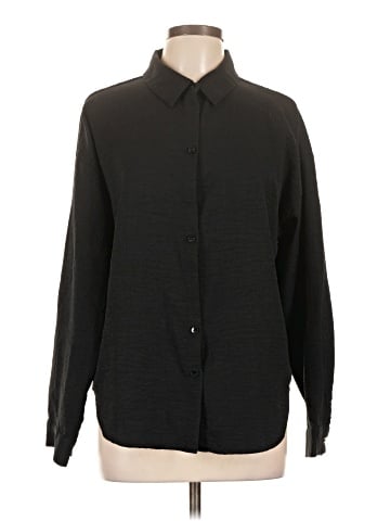 DKNY Long Sleeve Blouse (view 1)
