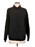 DKNY 100% Polyester Black Long Sleeve Blouse Size L - photo 1